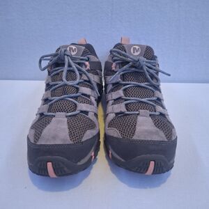 MERRELL Alverstone Hiking Shoe, J033034, Aluminum, Women’s 9.5, EUC